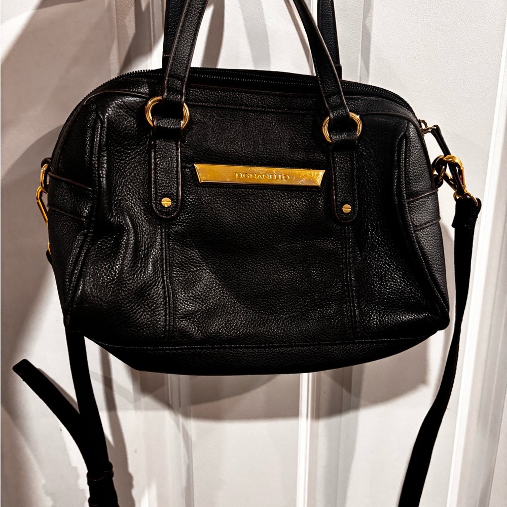 Black Leather Handbag